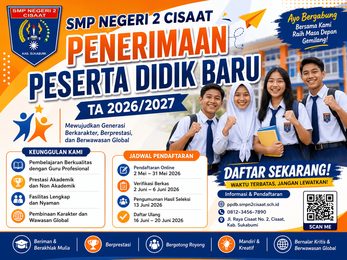 Penerimaan Peserta Didik Baru TA 2026/2027